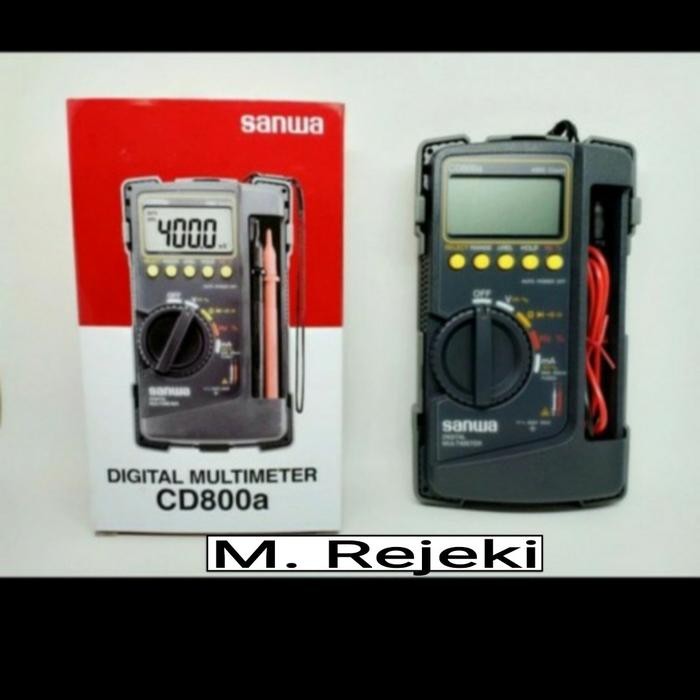 Multimeter Digital Sanwa Cd-800A Japan Original - Ampere Meter Sanwa