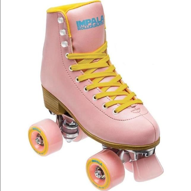 ASLI Impala Roller Skates Indonesia - Pink/Yellow Roller Skate / S READY STOCK