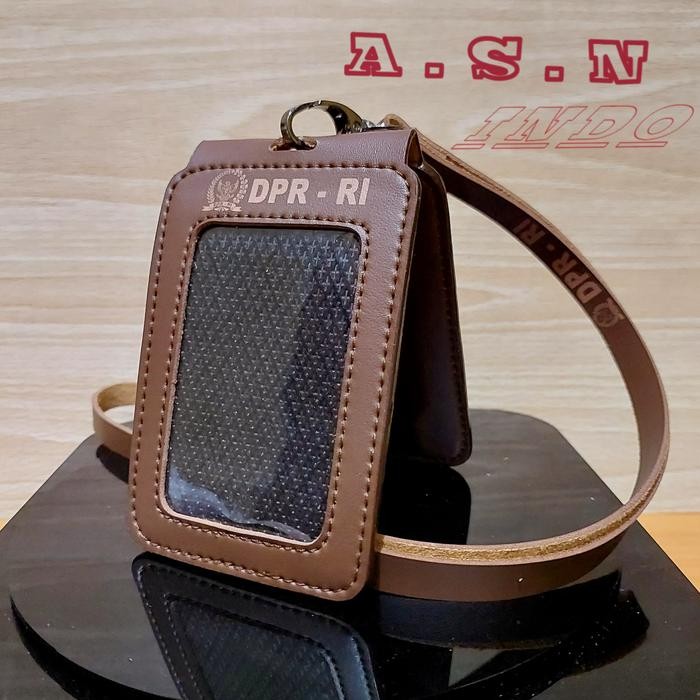 ORIGINAL Id Card Kulit Lipat Magnet DPR RI Id Card Kulit DPR RI Lipat READY STOCK