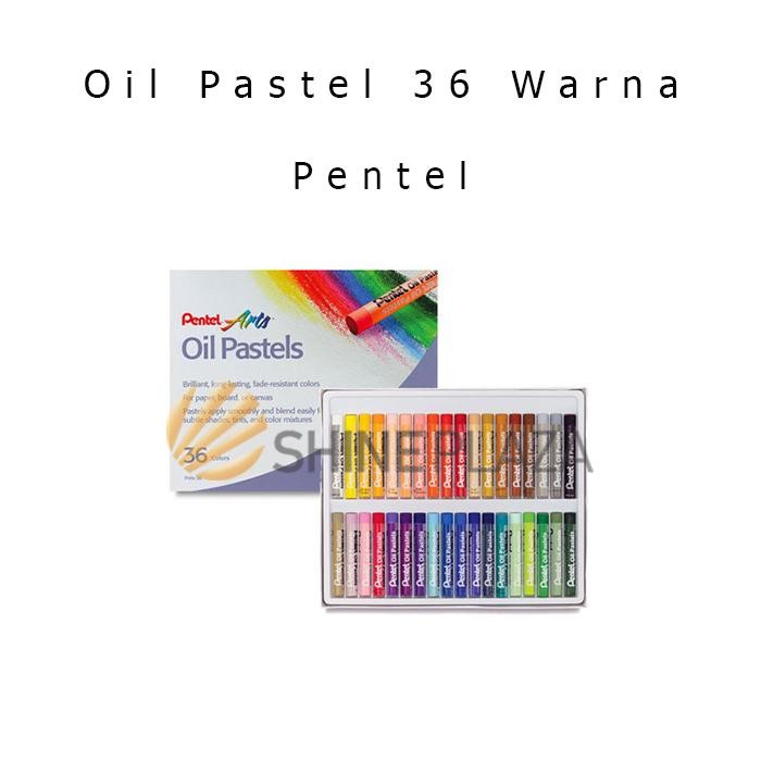

Crayon Pentel 36 Warna - Krayon Oil Pastels Minyak Pentel 36 Color
