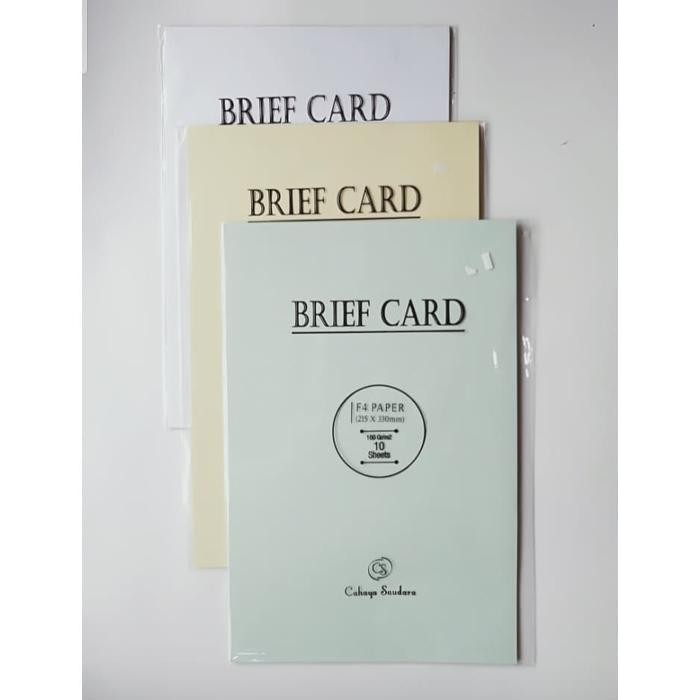 

Kertas Concorde Brief Card 160gr Folio (F4)