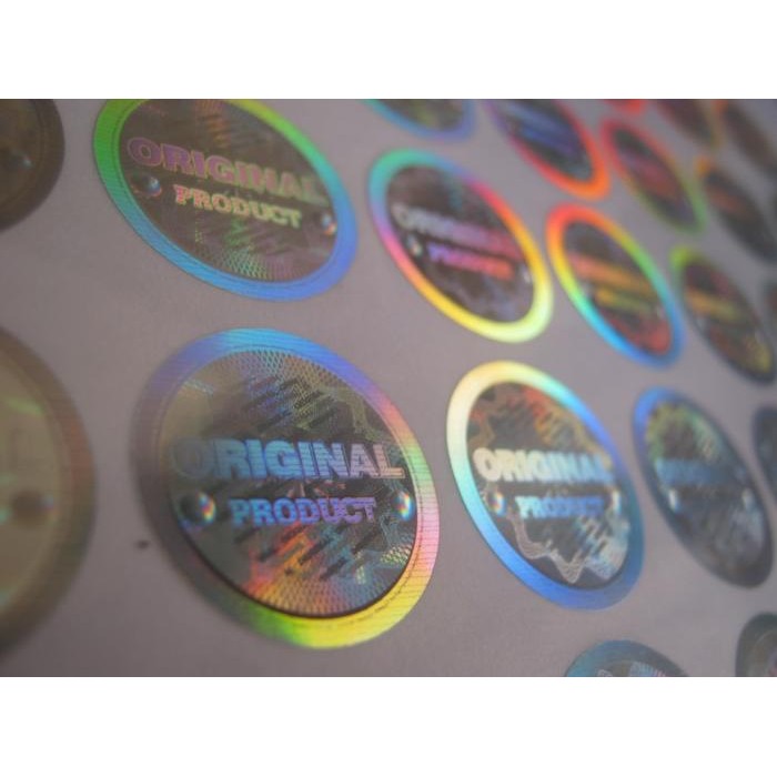 

SBH 2-4 Cetak Stiker Logo Hologram Custom Sticker Label Olshop