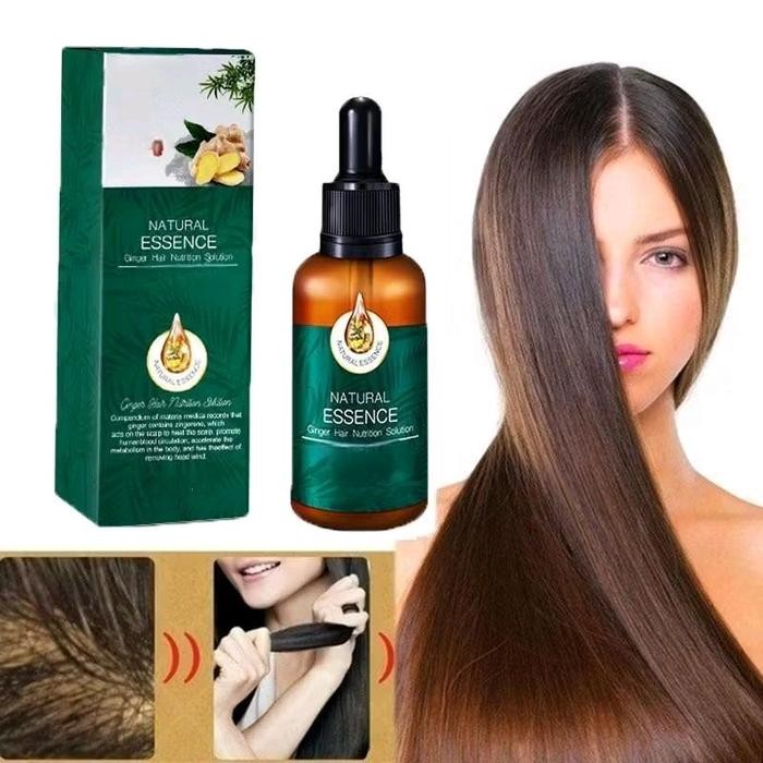 NATURAL ESSENCE GINGER HAIR SOLUTION PENUMBUH RAMBUT PERAWATAN RAMBUT XX119 SERUM PENUMBUH RAMBUT