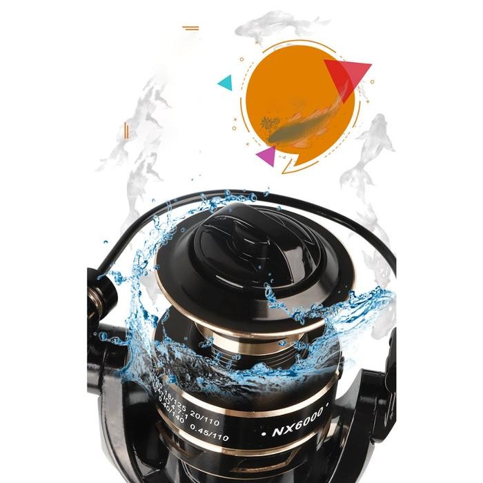 Relix Garcia - Caldari 2024 New Reel Spinning Reel Bc Reel 4.7:1 Full Metal Fishing Reel No-Gap Reel