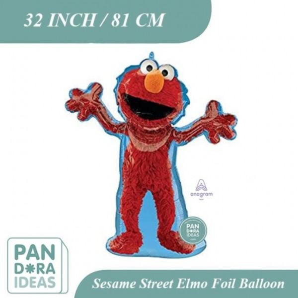 

Terlaris 32 inch Sesame Street Elmo Foil Balloon / Balon Foil Elmo Anagram SALE