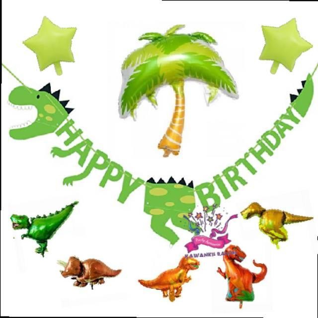 

Terlaris Dinosaur Dekorasi Set/Balon Foil/Balon Ulang Tahun SALE