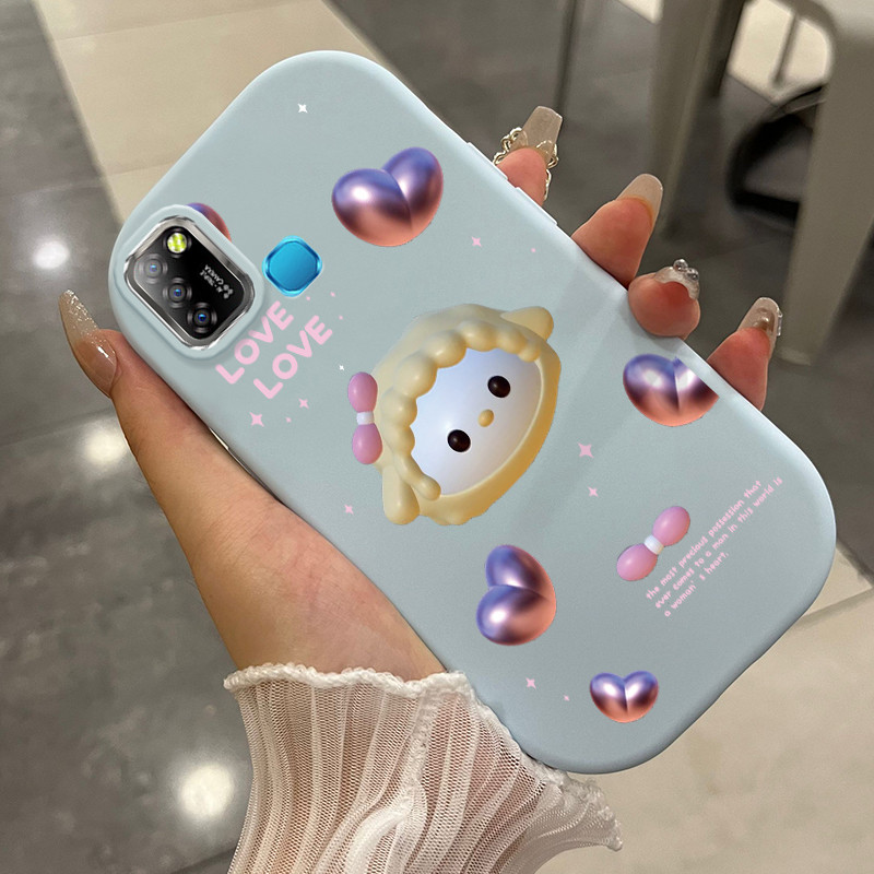 Casing Hp Untuk Infinix Smart 5 Smart 6 Ram 3 Case Casing pelindung Silikon HP Kesing Love Sheep kep