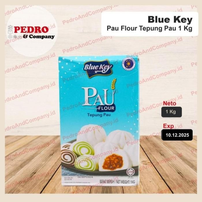 

Vanilla.storee Bluekey tepung pau 1 kg - blue key pao flour ( bakpao bakpao roti)