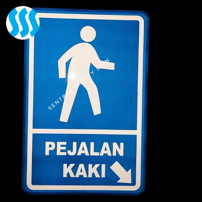 

Terlaris! Rambu Pejalan Kaki 60X40Cm