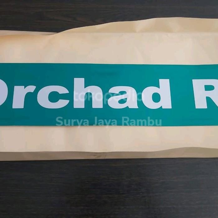 

Plang Nama Jalan Custom Ukuran 10X60Cm