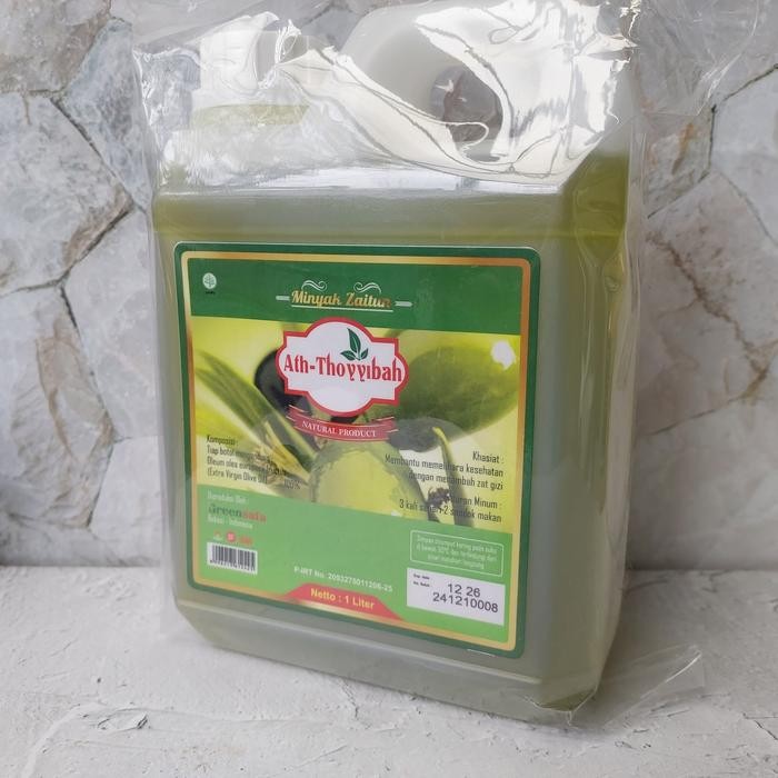 

Minyak Zaitun Extra Virgin Ath Thoyyibah 1 Liter