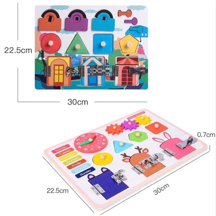 Rrady  Busy board game papan mainan bayi baby board game mainan bayi 1 tahun