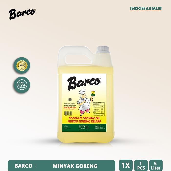 

Minyak Goreng Barco 5L - Minyak Kelapa