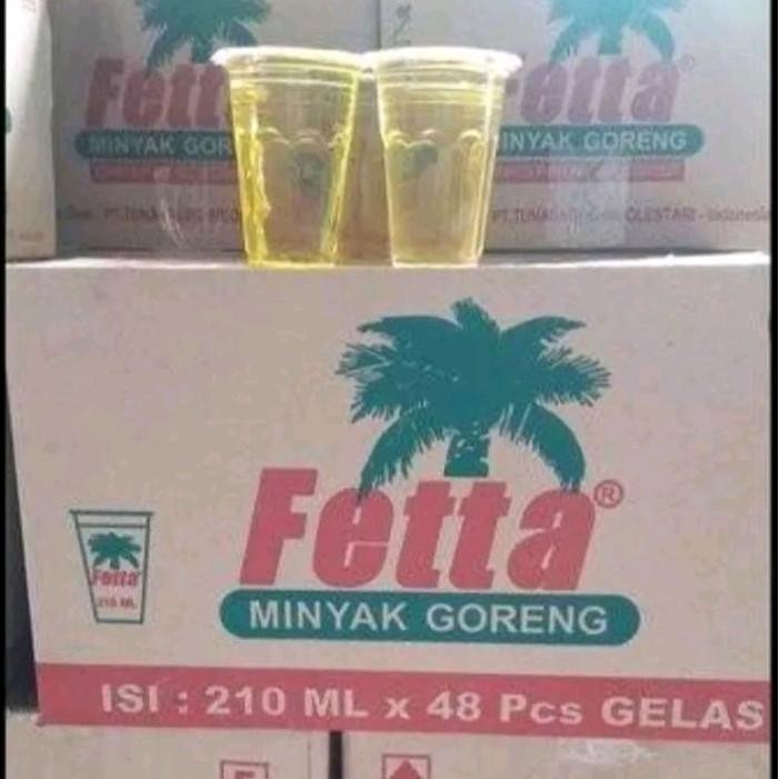 

MINYAK GORENG FETTA GELAS 210ml 1dus 48pc