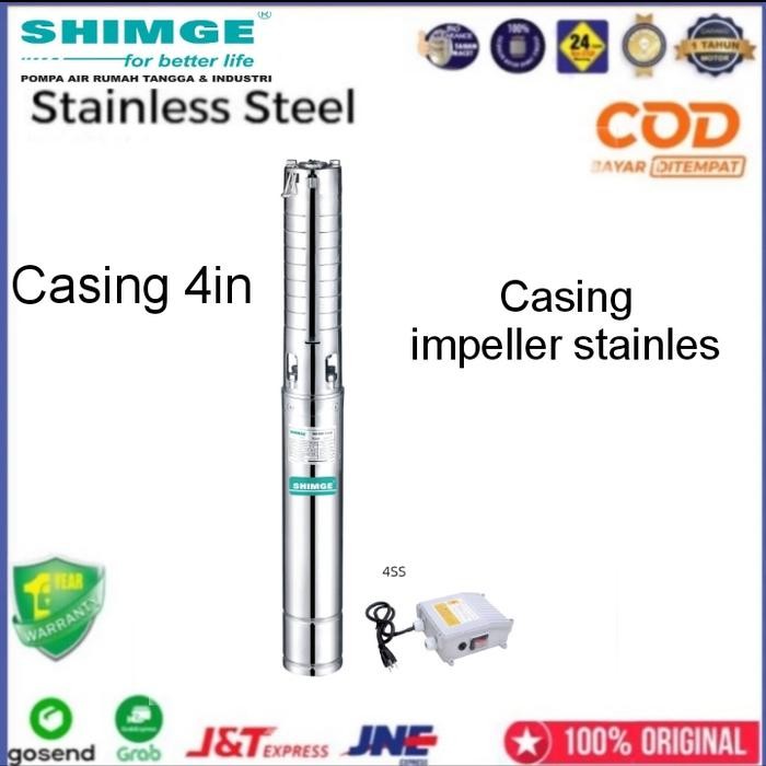 Pompa Satelit 4 inci 0.75 Hp Sumur dangkal Pompa Sibel Full stainless