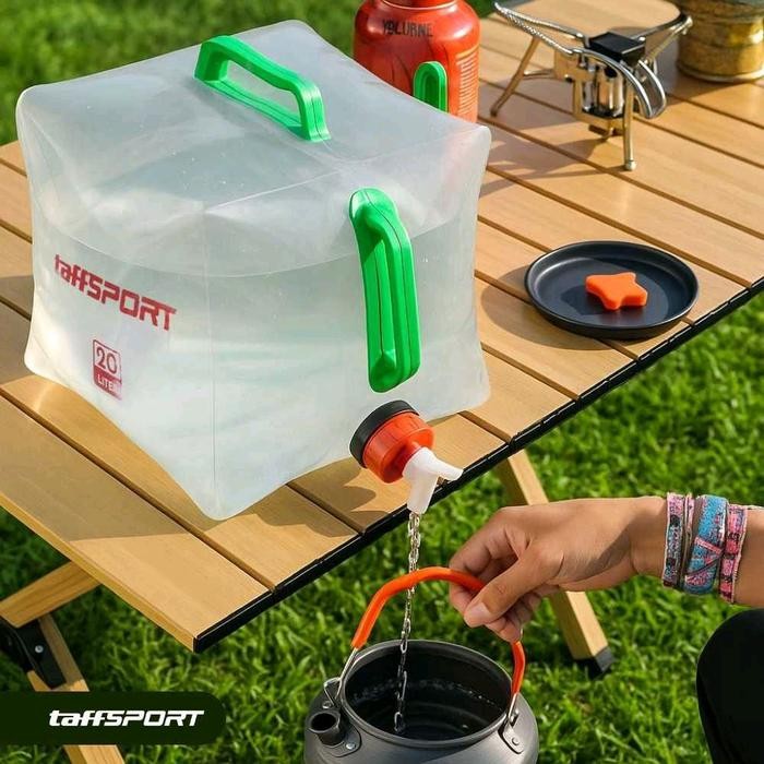 TAFFSPORT KANTONG AIR 20L - WATER TANK - JERIGEN LIPAT 20 LITER ST-216 KODE 1061