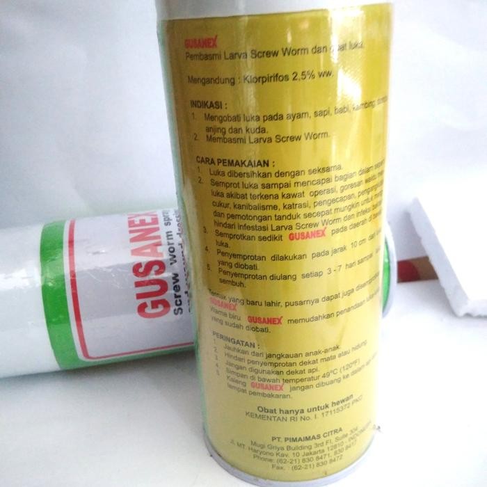 GUSANEX SPRAY OBAT HEWAN ANTISEPTIC