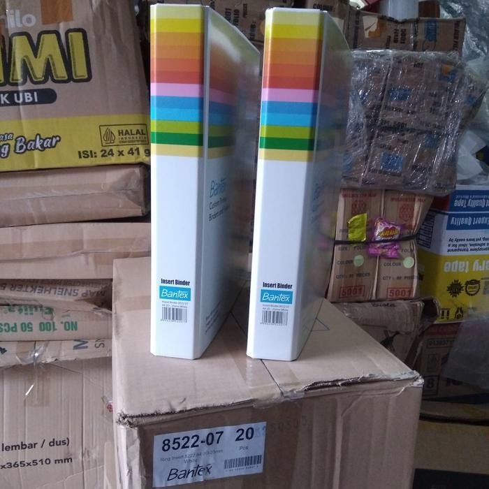 

insert binder bantex 8522 07 a4 2d - 25 mm white kode 419