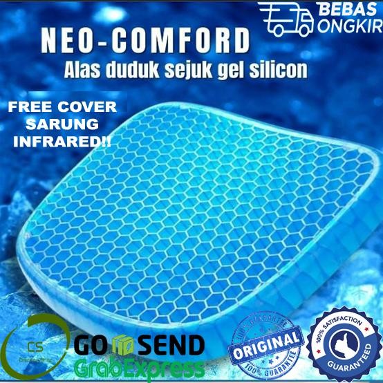 Neo COMFORD 100% Alas Duduk Sejuk Gel Silicon Ternyaman *