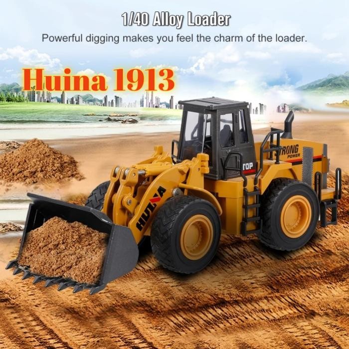 Huina 1913 Diecast Loader Truck Scale 1:40 Die-Cast Huina Toys