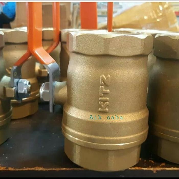 Spesial Ball Valve Kitz 1" / Ball Valve Kuningan Kitz