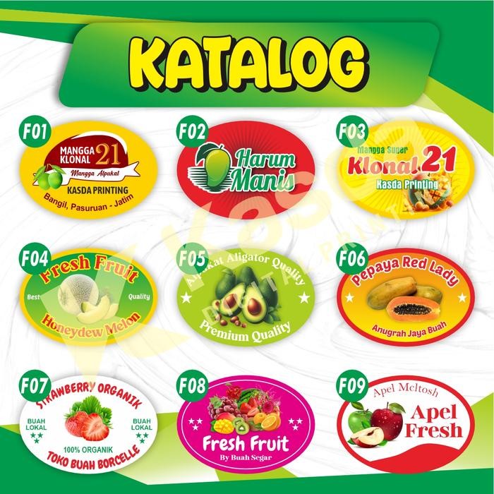 

Stiker Buah ( Mangga,Apel,Melon,Pisang Dll) Best Seller