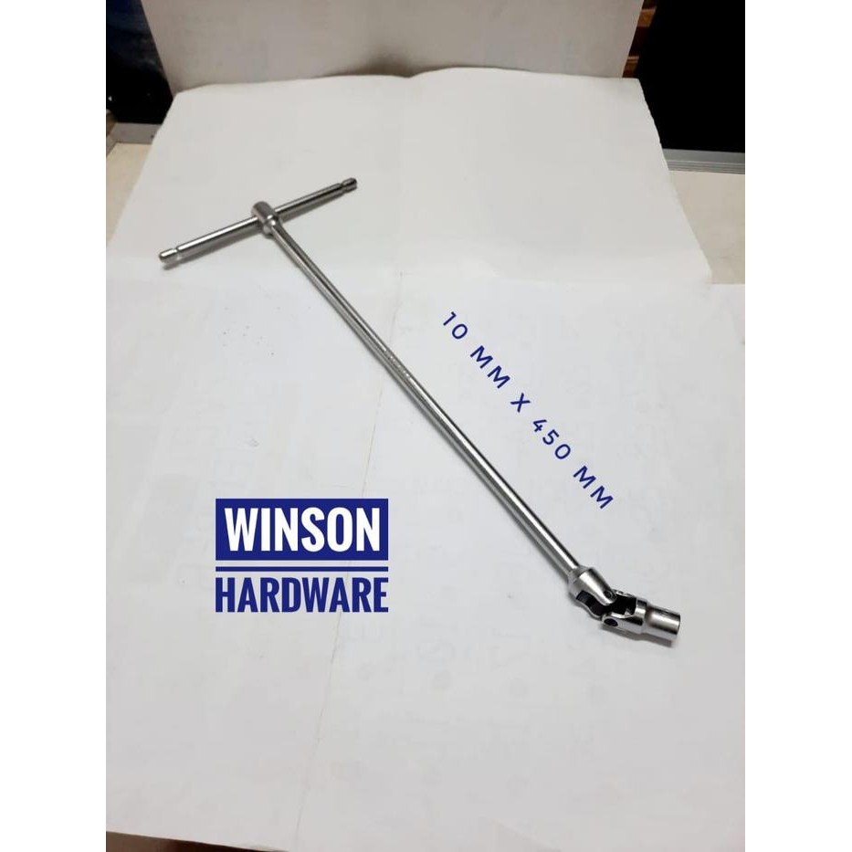 Ready Kunci T Sok Fleksibel 10mm x 450mm - Flexible Sock T 10 mm x 450 mm