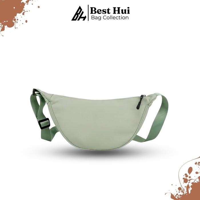 

ZW325 Tas Slingbag s / Slingbag Bahan Nylon Anti Air / Tas Bahu Mini Half Moon Terbaru Kekinian -