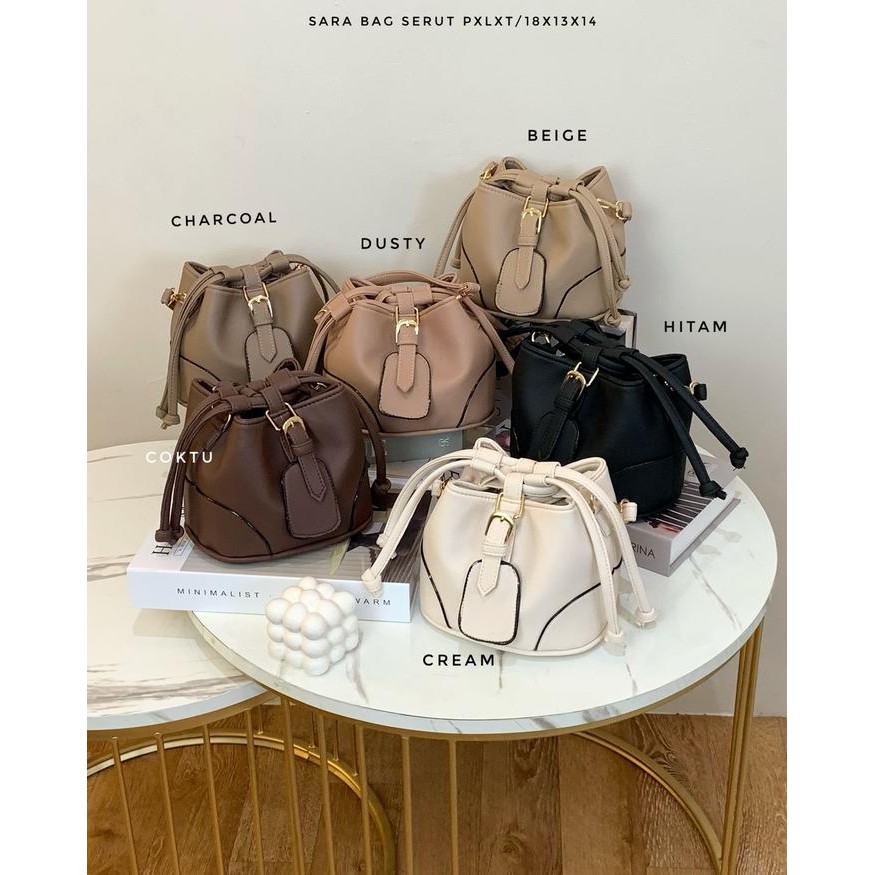 

ZW206 Pondoktascantik Tas Tenteng Sara Serut Tas Selempang Sling Bag Cewek Tas Kado TERBARU