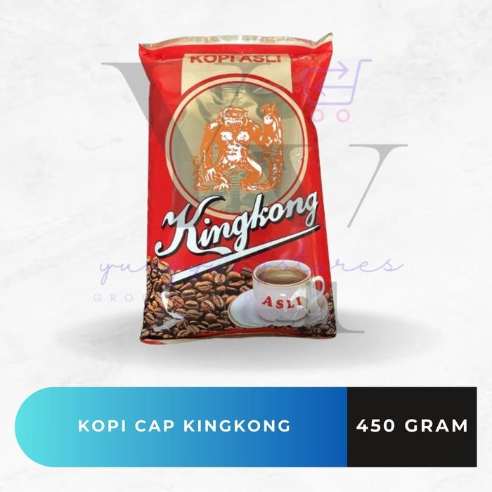 

Kopi Bubuk Asli Bangka Cap Kingkong Merah 450 Gram