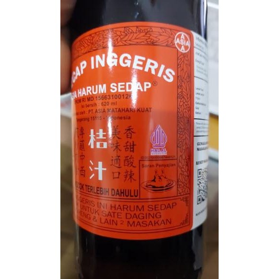 

1 Dus Isi 12 Botol Kecap Inggris Asia Harum Sedap 620 Ml