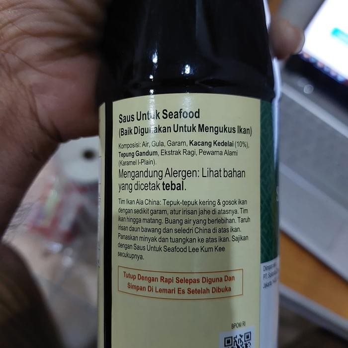 

Lee Kum Kee Seasoned Sauce For Seafood / Saus Seafood 410 Ml