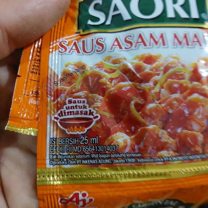 

[Renceng] Saori Saus Tiram / Teriyaki / Asam Manis / Lada Hitam Sachet