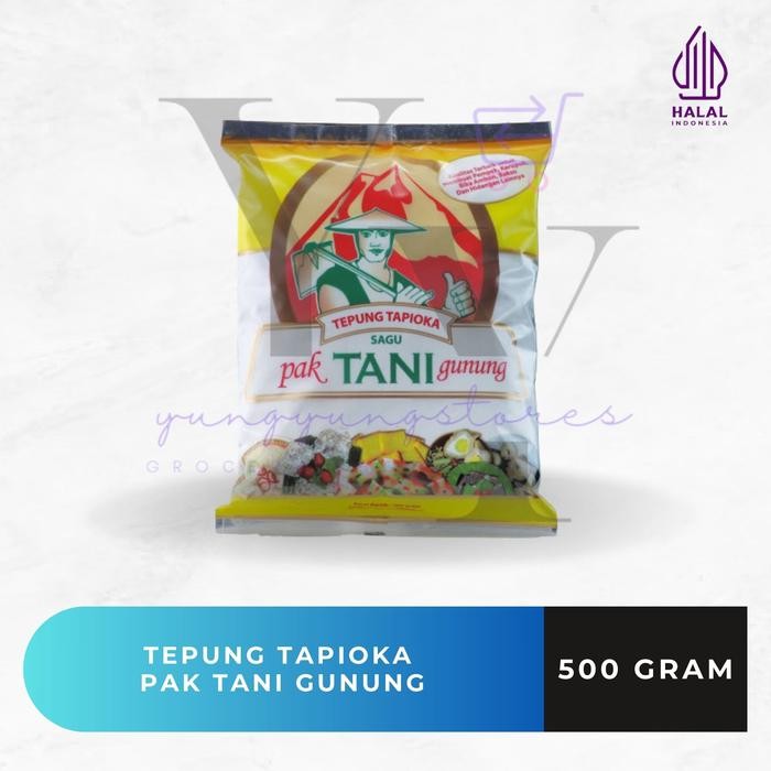 

Tepung Tapioka Cap Pak Tani Gunung 500 Gram