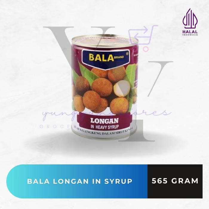 

Bala Brand Longan In Syrup / Buah Lengkeng Kaleng 565 Gram