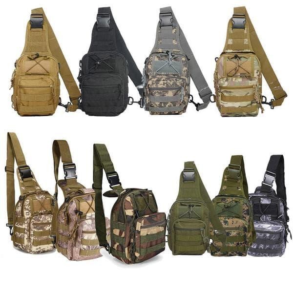 

TF593 Tas Selempang Slempang Cowok Pria Army tactical sling waist tote Bag OBRAL