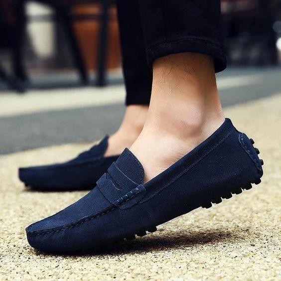 Sepatu Loafers Pria Mocasin Sepatu Pria Kasual SlipOn Pria Tanpa Tali