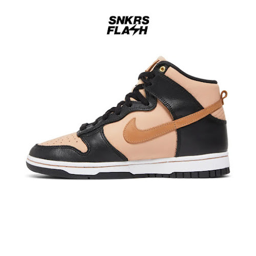 NIKE DUNK HIGH LXX BLACK FLAX Sepatu Sneakers Wanita - DX0346001 - Size 38