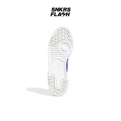 ADIDAS FORUM LUXE LOW WHITE GREY COLLEGIATE ROYAL Sepatu Sneakers Wanita - GX0516 - Size 38.7