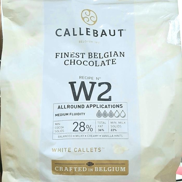 

Callebaut White Chocolate Couverture 28% 500Gr