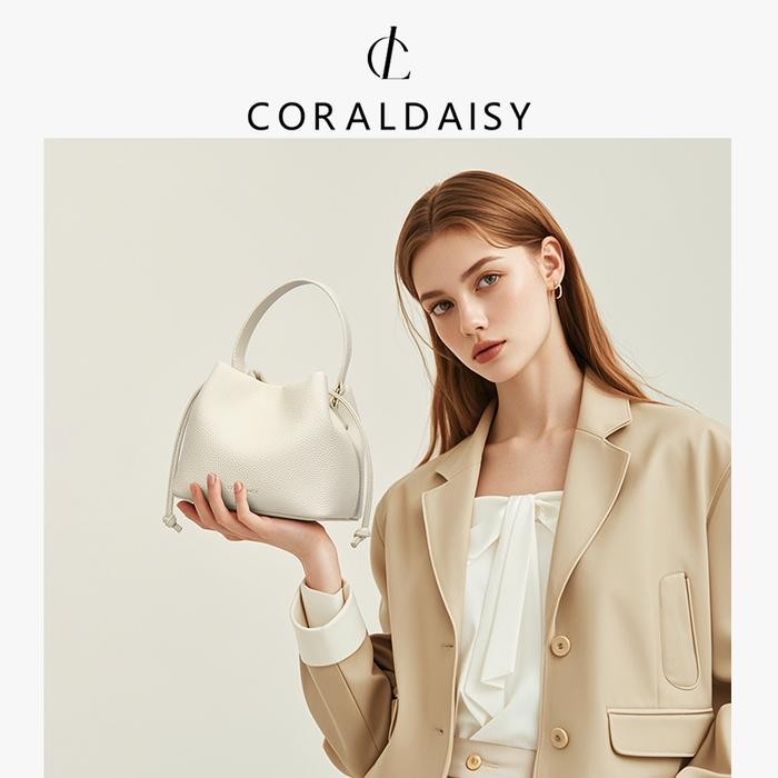 

UE130 CORALDAISY Tas Wanita 2025 Handbag Sling Bag Fashion Shoulder Bag Tas Bahu Bucket Bag Tas