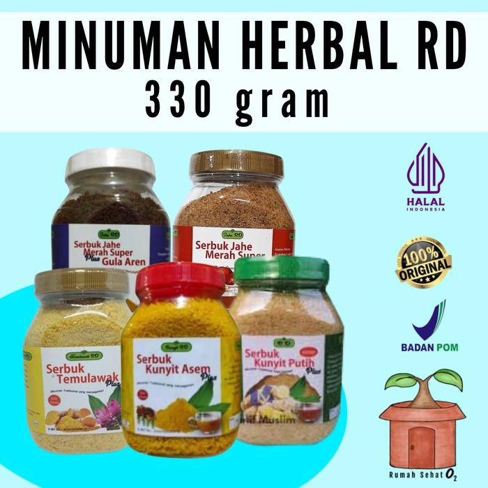 

Vanilla.storee Minuman Herbal RD Jahe Merah Gula Aren Kunyit Asem Kunyit Putih Temulawak Tradisional