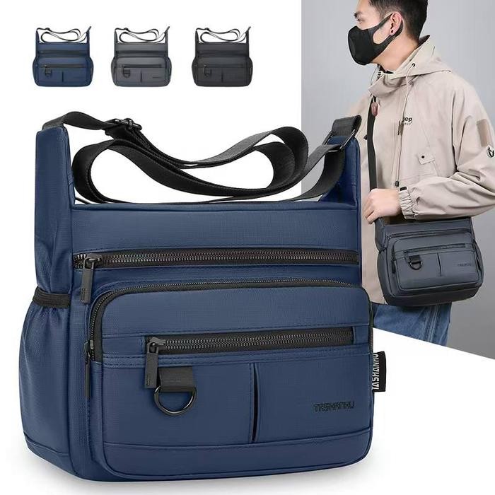 

EX907 Tas Selempang Pria 7151 Bahan Nylon Premium Sling Bag Keren Anti Air Stylish TERBAIK