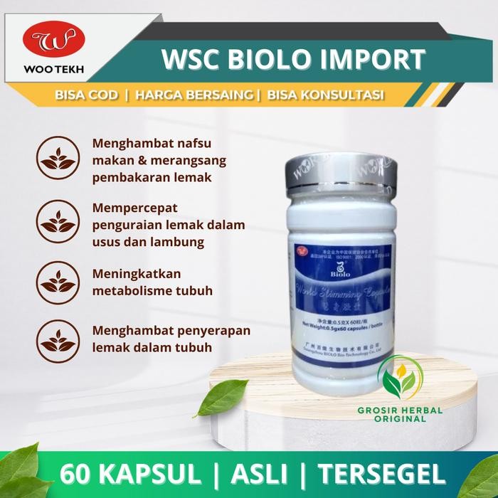 

Wsc Biolo Import Original Asli Herbal - Obat Pelangsing - Diet Alami