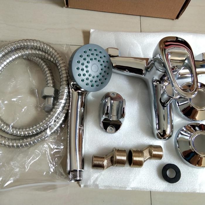 KRAN PANAS DINGIN SET / SHOWER PANAS DINGIN + SHOWER /KERAN AIR PANAS SHOWER SET MINIMALIS