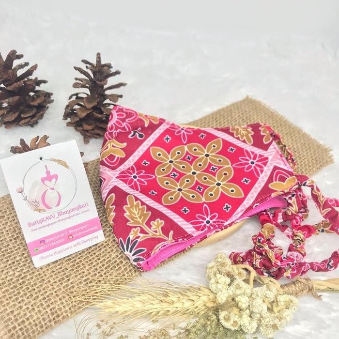 (Allthebest) Masker Batik Bhayangkari