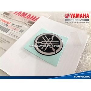 (Allthebest) EMBLEM LOGO YAMAHA COVER SAYAP LAMPU SEN DEPAN BAWAH NMAX , AEROX 155