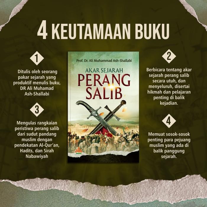

SALE !!! BUKU AGAMA ISLAM AKAR SEJARAH PERANG SALIB READYY
