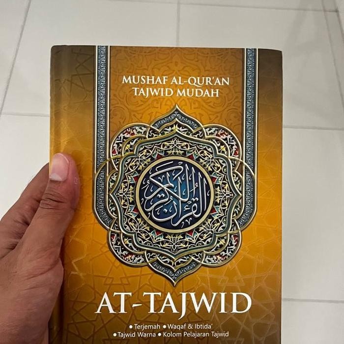 

SALE !!! AL-QURAN AT TAJWID UKURAN A5 TERJEMAHAN DILENGKAPI WAQAF IBTIDA MERAH HIJAU EMAS UMMUL QURA