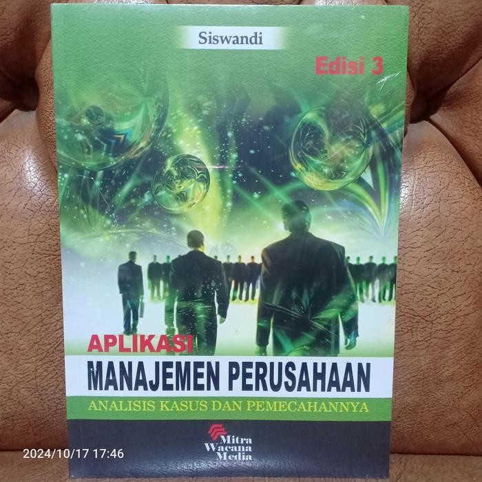 

SALE !!! ORIGINAL BUKU APLIKASI MANAJEMEN PERUSAHAAN EDISI 3 KARANGAN SISWANDI READYY